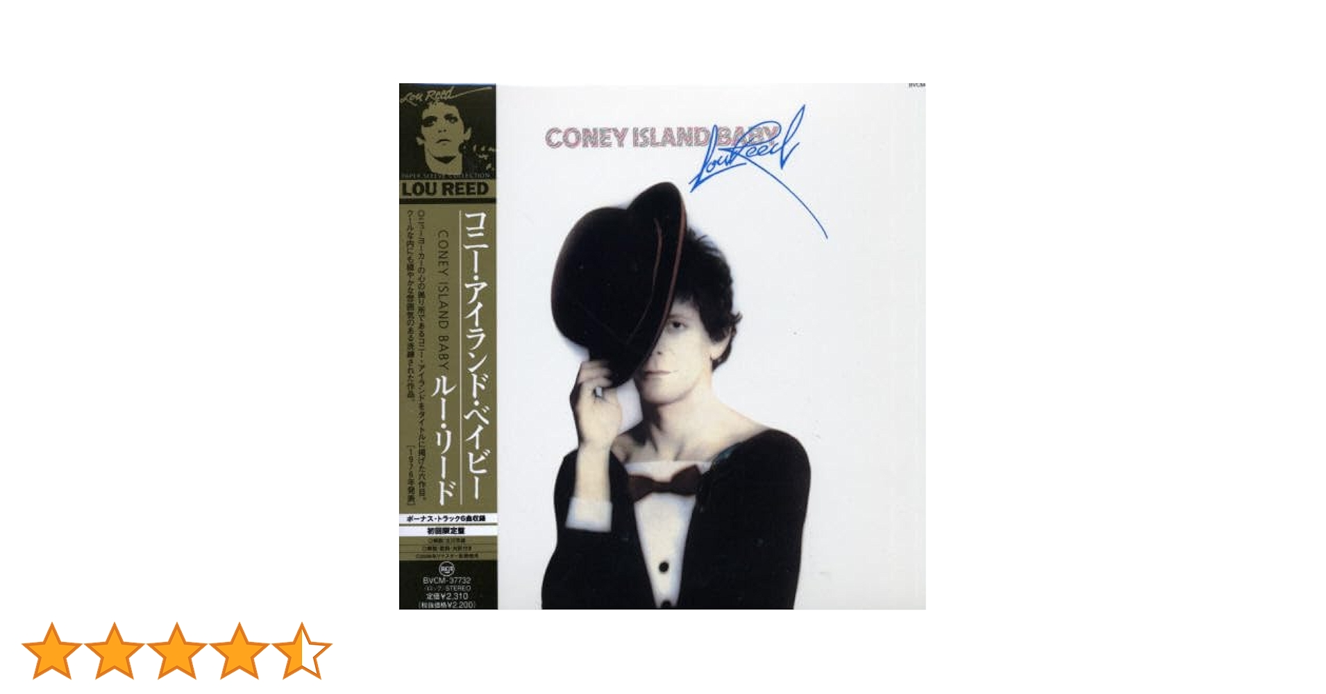 稀少ポルトガルオリジナルLou ReedルーリードConeyレコード Lou Reed – Coney Island Baby – Cassette (Album), 1976